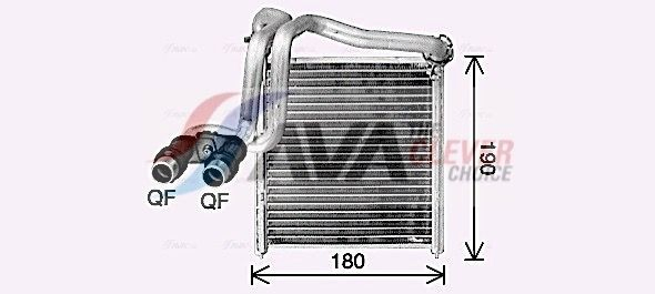 Радіатор пічки (обігрівача) AVA VN6438 ціна, від 53.61 USD